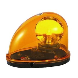 First Class Emergency Strobe Light, Warning Safety Flashing LED and Teardrop Halogen Bulb Beacon Light with Magnetic Base (Teardrop, Amber)