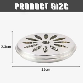 XUZOPIM Pack of 2 Stainless Steel Mosquito Coil Holder, Mosquito Spiral Holder Box, Mosquito Coil Holder, Mosquito Coil Holder Made of Mosquito Coil Incense Burner for Home and Outdoor Use