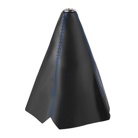 wuyaoyao Car Shift Boot Cover, Leather Gear Shift Knob Dust Cover, Manual Automatic Shifter Boot Sleeve for Protection & Decor, Gear Shift Knob Cover Car Accessories (Blue Line)