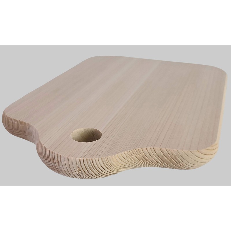 Umezawa 323040 Cypress Cooking Board, Square, Small, Made in Japan,