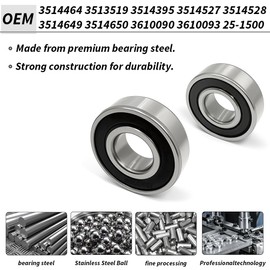 GOLKNHA Both Front Wheel Bearing & Seal Kit for Polaris Predator 500, Outlaw 525 450, Ranger 570 500 800, Big Bear 350 Grizzly 600, Moto 4 1989-2022