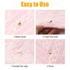 200Pcs Multicolour Split Pins, 8mm x 19mm Paper Fasteners, Plated