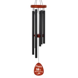 Boiveco 50 Year Wedding Anniversary Wind Chimes Gifts for Men Women, 50th Anniversary Wedding Gifts for Parents Couples Wife Husband, Happy Anniversary Romantic Gifts for Her Him
