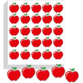 Apple Shape Stickers 1 Inch Mini Apples for Teachers Reward Labels Red Apple Stickers for Kids Cute Fruit Label Fall Classroom Decor School Incentives Classroom Awards Decorations,500 Pcs