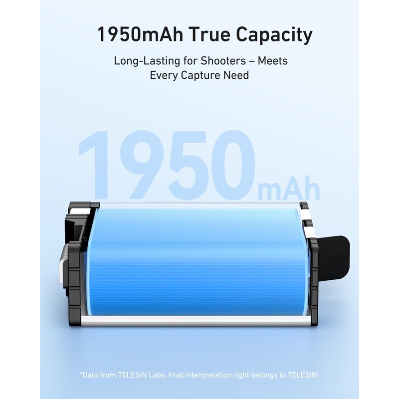 TELESIN Hero 13 Enduro Battery Charger for Go Pro Hero