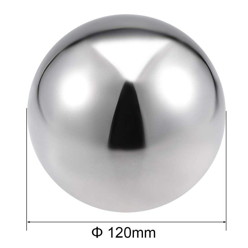 uxcell 120mm(4.72") Dia 304 Stainless Steel Hollow Ball for Home