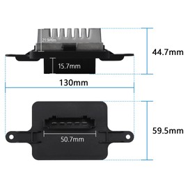 EXLECO Blower Motor Resistor Heater Blower Motor Blower Resistor Heating Resistor Blower Motor Module 6441CQ P7708005 Fan Resistor Compatible with Peugeot 3008 5008 DS5