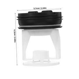 Operitacx Durable Washer Drain Pump Filter Reliable Plastic Replacement Seal for Washing Machine Drain Hose User Friendly Design for Easy Cleaning and High Efficiency Filtration of