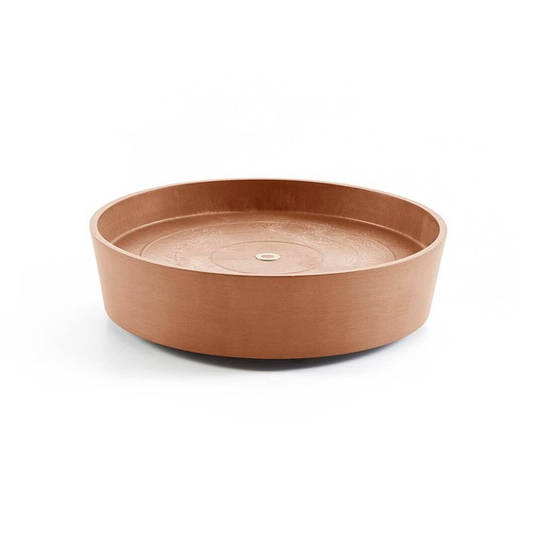 Ecopots Recycled Plastic Round Flower Pot Planter Saucer with Wheels,