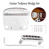 Tremolo Vibrato Tailpiece Bridge Set for Mustang Guitar Replacement Parts