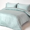 Homescapes Plain Duck Egg Blue Fitted Sheet Single Size 400