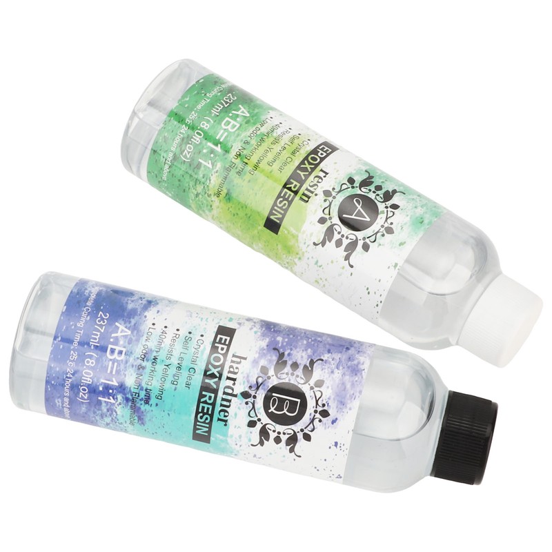 Epoxy Resin Glue Transparent UV Resistant Safe Low Odor DIY
