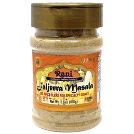 Rani Jal Jeera Masala (14-Spice blend for Spicy Indian Drink) 3.5oz (100g) PET Jar ~ All Natural | Vegan | No Colors | Gluten Friendly | NON-GMO | Kosher | Indian Origin