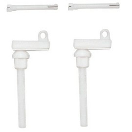 SANEI PW902-33 Toilet Seat Attachment Repair Bolt Set, Long, White, 2 Pieces