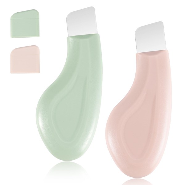 2Pcs Blackhead Remover Tools, Portable Blackhead Scraper, Nose Scraper for