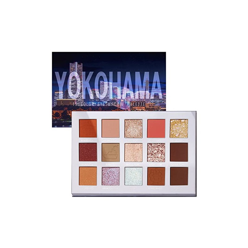 FOCALLURE FA100 'GO TRAVEL' 15 Color Eye Shadow Palette, Powder