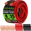 GEARit, 8 Gauge Wire, 15 Lugs, 20 Heat Shrink Wrap,