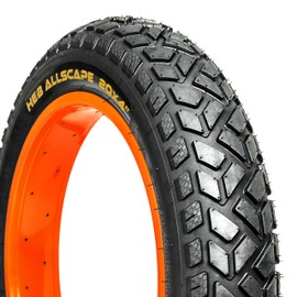 HEB ALLSCAPE 20x4.0 in Fat Tire for E-Bike MTB, Heavy Duty High-Performance Puncture Resistant E-Bike Mountain Bike Tire, All-Terrain Directional Tread, High-Density Tire for Street & Trail Riding