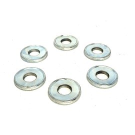6 Pcs Rhino Rotary Cutter Flex Coupler Shaped washers code 0076647A P/N 07-013