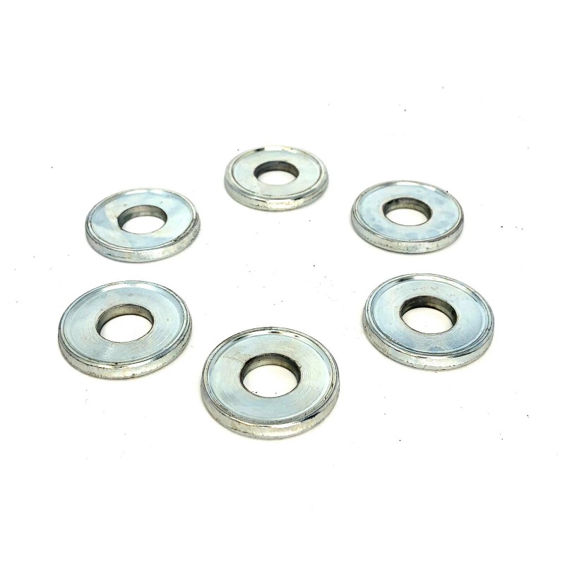 6 Pcs Rhino Rotary Cutter Flex Coupler Shaped washers code