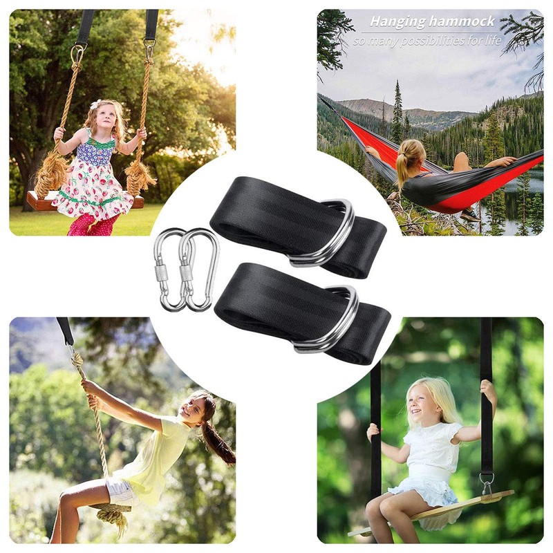 Swing Hammock, Securing Belt, 59.06 inches (150 cm), Load Capacity