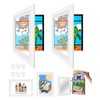 Pack of 2 Art Photo Frames for Children, A4 Hinged