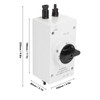 Solar Panel Disconnect Switch DC1000V IP66 DC Isolator Switch for