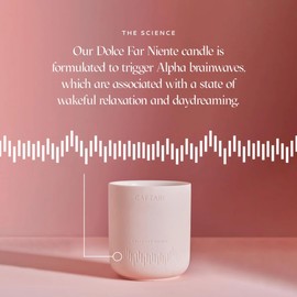 CAFTARI Luxury Aromatherapy Candle | Rose, Sandalwood & Violet Scented | 60 Hour Burn | Clean Coconut Soy Wax | Vegan, Gift-Ready Candle for Upliftment, Presence and Happiness | Dolce Far Niente