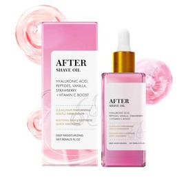 Aceite Ps-Afeitado para Cabello y Piel con Aroma a Fresa  Hidratacin, Suavidad y Cuidado Diario para una Piel Radiante                                