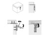 Hettich 89243 Box Lock 18 x 74 mm Galvanised Steel