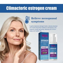 Estro-gen Cream for Hormone Balance,Natural Menopause Rel/ief Balance & Bioidentical Estro-gen Cream for Women,for Internal and External Balance Metabolism,Gift for a Middle-Aged Friend,100ml-Blue Box
