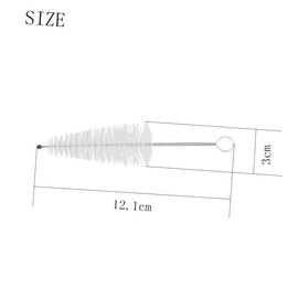 minkissy Trumpet Mouthpiece Cleaning Brush Durable Trumpet Care Tool for Easy Maintenance Reliable and Compact Design for Wind Instrument Cleaning Natural Bristle Brush