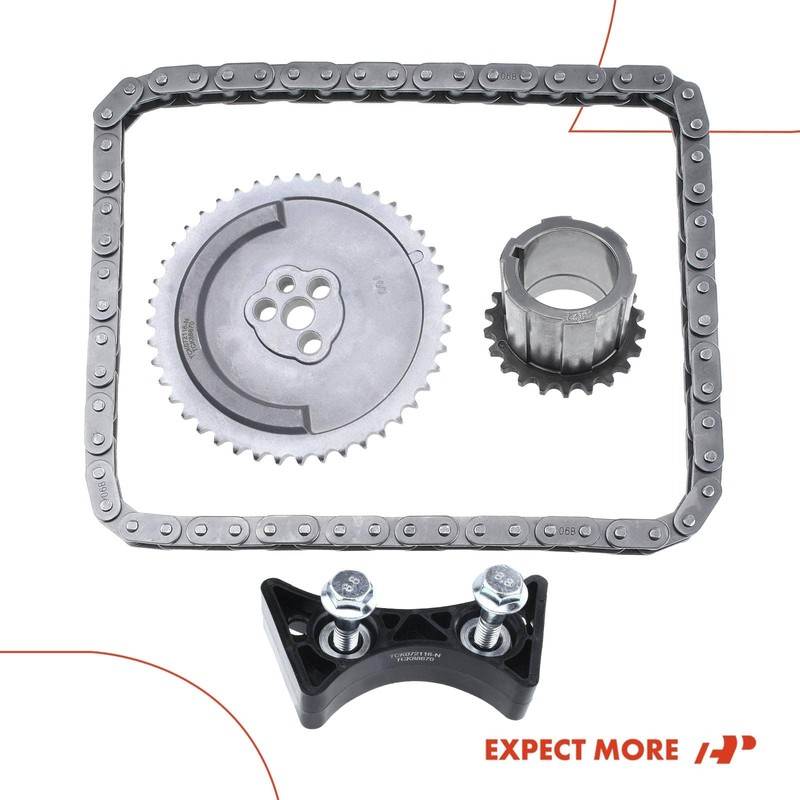 A-Premium Engine Timing Chain Kit W/Damper & Sprocket [fits OHV,
