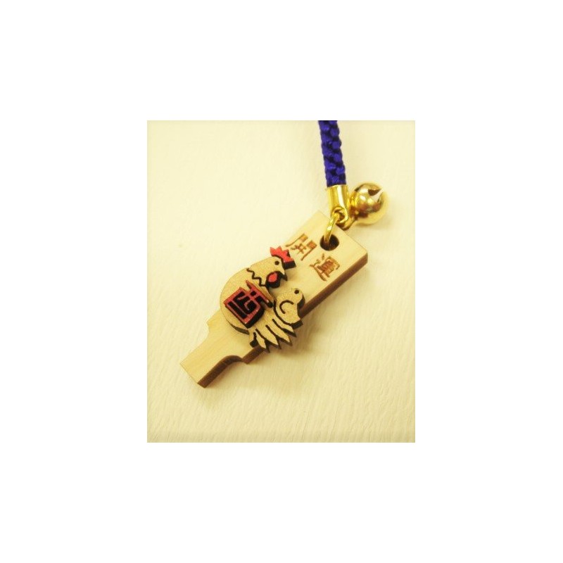 Good Luck 羽子板 Rooster 根付 [Pack of 2]
