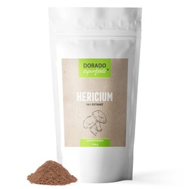 Hericium Powder from 10:1 Extract, 100 g, Highly Concentrated, Free from Additives Dorado Superfoods®