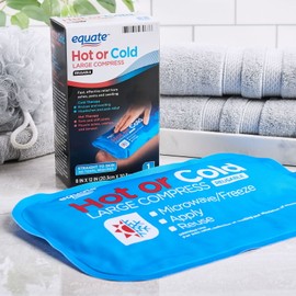 Equate Reusable Hot or Cold Large Compress, 8" x 12" (20.3 cm x 30.5 cm)