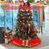 Elf Christmas Tree Skirt, 125 cm / 48 inches, Large