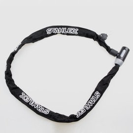 Bicycle Lock 120 cm with 2 Keys Armoured Lock Chain Lock Motorcycle Lock Black