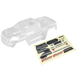 ARRMA 1/10 Bodyshell with Decals, Clear : Granite, ARAC3328