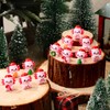 VioraWhite 60 Pcs Mini Resin Axolotl Tiny Miniature Christmas Hat