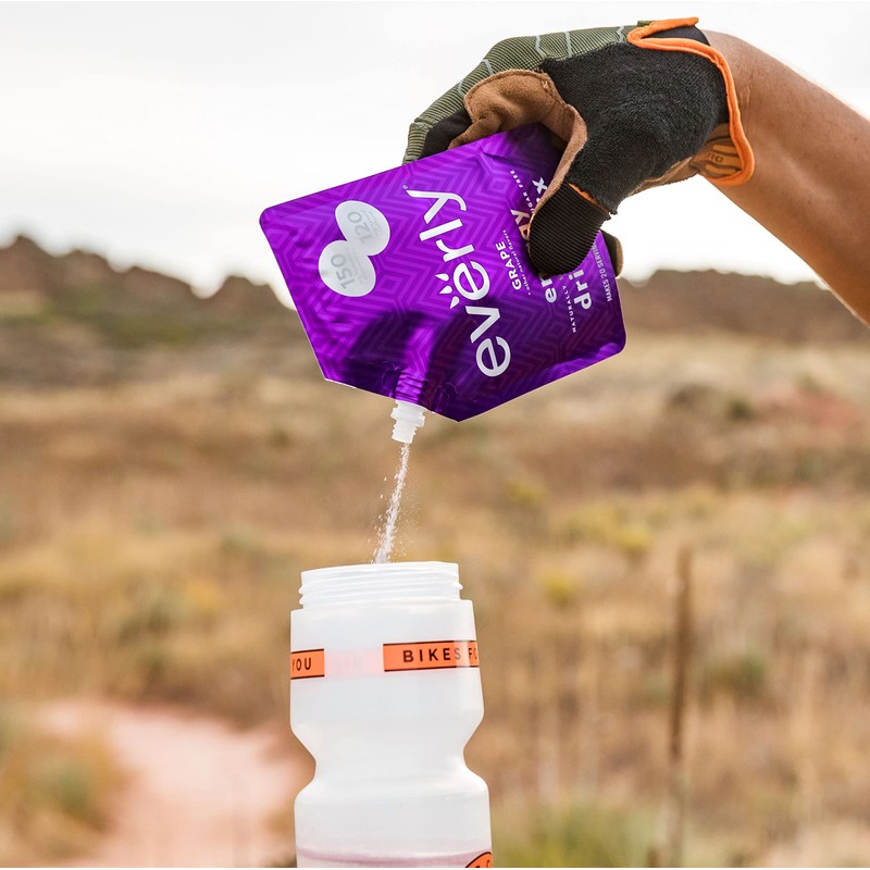 Everly Grape Energy - Natural Energy Drink Mix Powder, Sugar