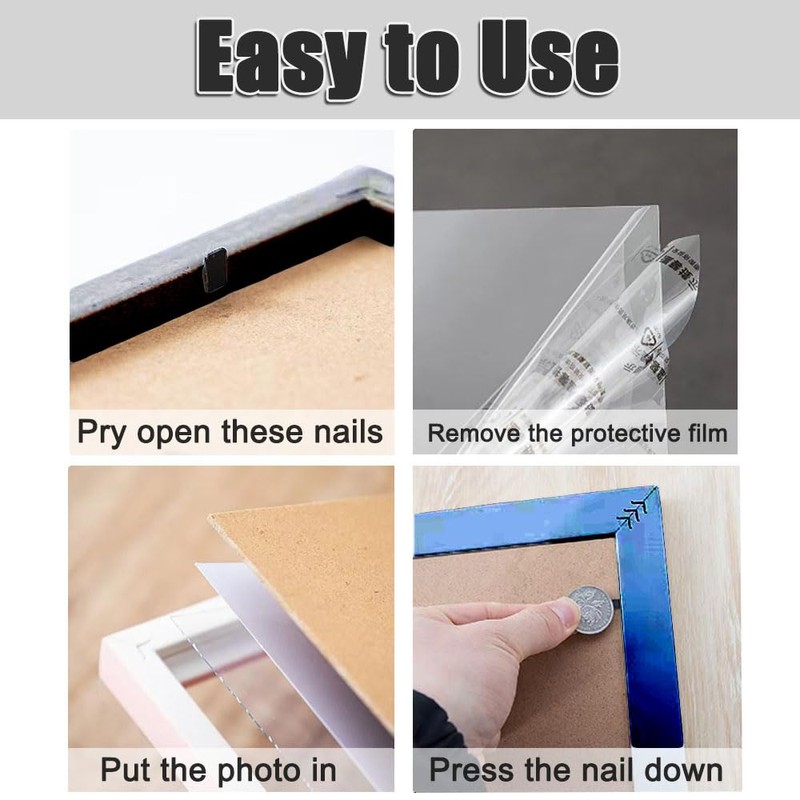 A4 Frame Picture Frame Photo Frame with Safe Perspex A4