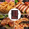 QWORK Kitchen Timer for Cooking, 4 Channel Stainless Steel Commercial