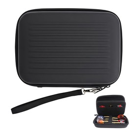 Zuuyye Custodia per dardi Blaze Pro 6 | Borsa per freccette per 6 freccette | Custodia professionale per dardi con protezione EVA | Conservazione per frecce complete (19,5x13,5x5 cm, 165g)