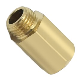 CADUFUELLY 10 Pcs 5 mm Brass Jet Nozzles, M5 x 0.5 mm/ 0.68 mm Thread Propane Gas Orifice Nozzle Replacement for Propane Lpg Gas Pipe Water Heater DIY Burner Parts