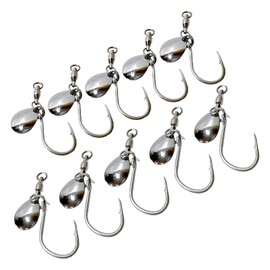 Nishihaya Blade Jigging Hooks Colorado Metal Jig Assist Hooks 3/0 & 4/0 Set of 10