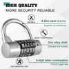 Shimeyao 2 Pcs 5 Letter Combination Lock Metal 5 Digit