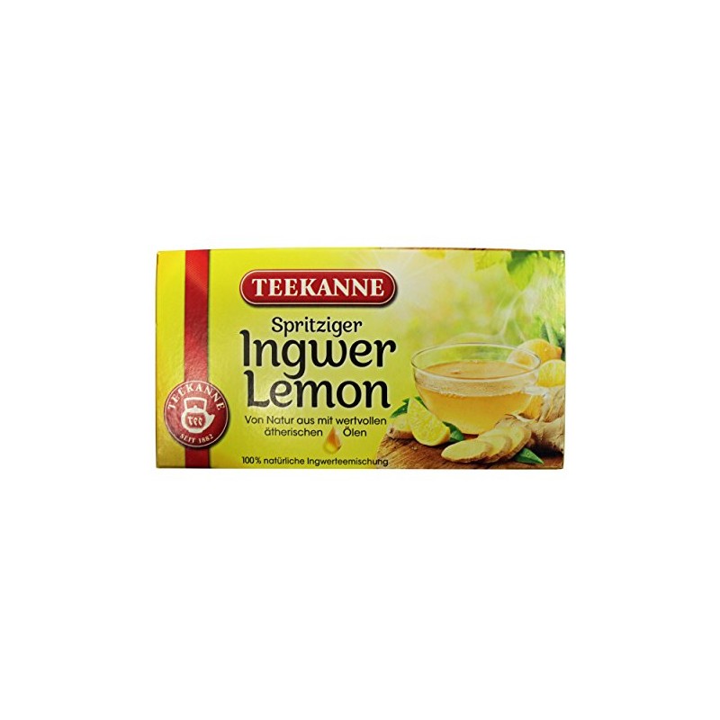 TEEKANNE Ingwer-Lemon (ginger-lemon) / 2x 20 tea bags / fresh