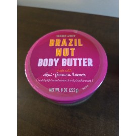 Trader Joe’s Brazil Nut Body Butter 8oz Moisturizing Cream - New, Fresh & Sealed