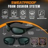 Bikershades Motorcycle Bifocal Sunglasses +1.00 Foam Padded Wind Proof ANSI